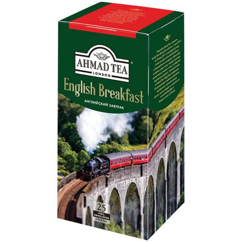 Чай Ahmad Tea Английский завтрак черный 25 пакетиков 590i-012
