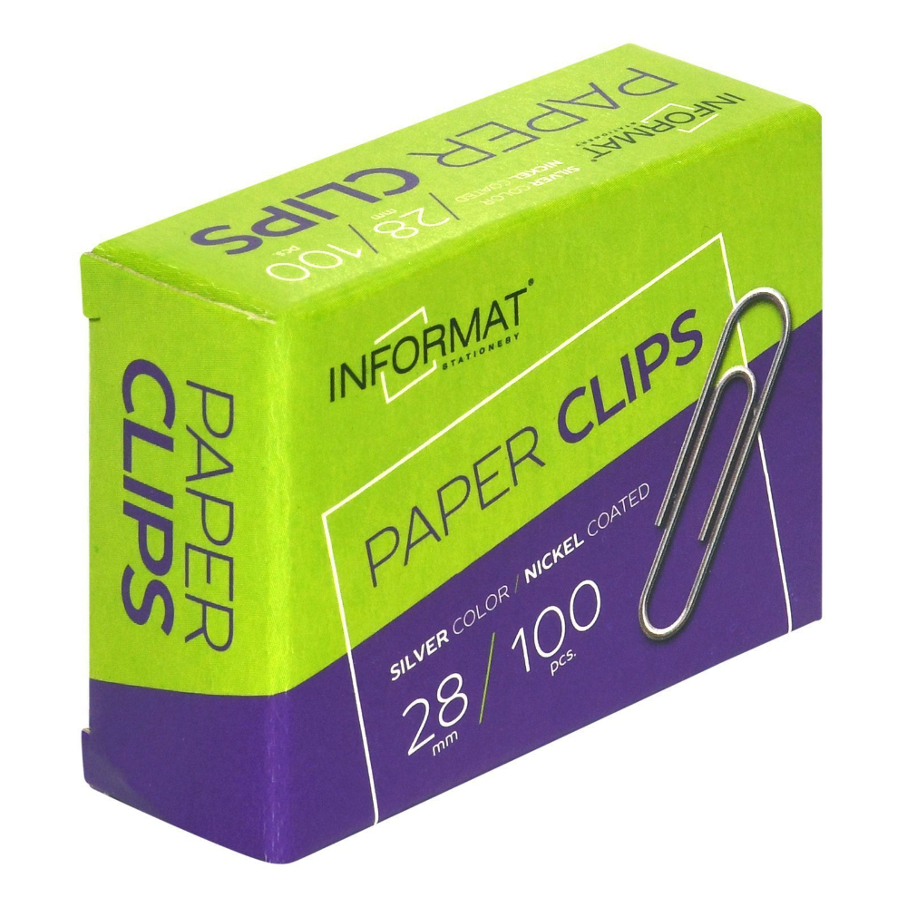Скрепки 28 мм 100 шт InFormat  PCM28-100