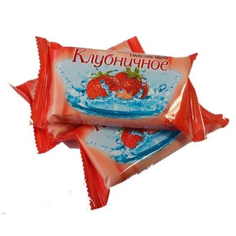 Мыло туалетное 100 гр. Клубничное МКТУ1021 Мыло туалетное 100 гр. Клубничное МКТУ1021