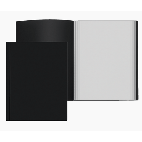 Папка с 10 карманами Attomex 3100404 черная