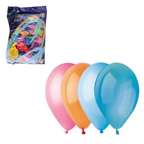 Шарики возд. 100 шт. пастель ассорти 10" 1101-0003