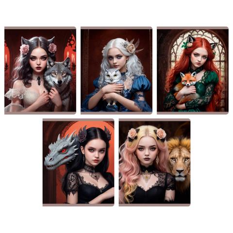 Тетрадь 96 л. (клетка) К-Э Witches ТК969241 Тетрадь 96 л. (клетка) К-Э Witches ТК969241