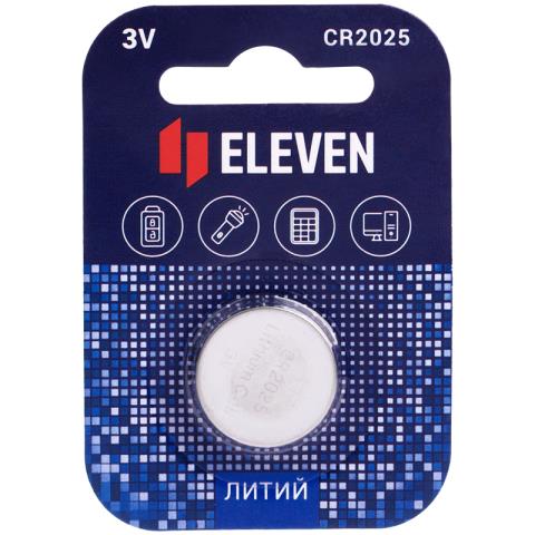 Батарейка CR2025 Eleven BC1 301759 литиевая