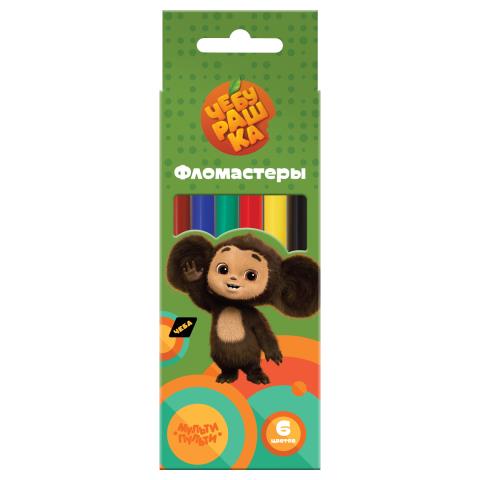 Фломастер 6 цв. Мульти-Пульти Чебурашка ФЛЧБ_53014 Фломастер 6 цв. Мульти-Пульти Чебурашка ФЛЧБ_53014