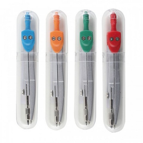 Циркуль Attomex металлич. в футляре ассорти 5098300