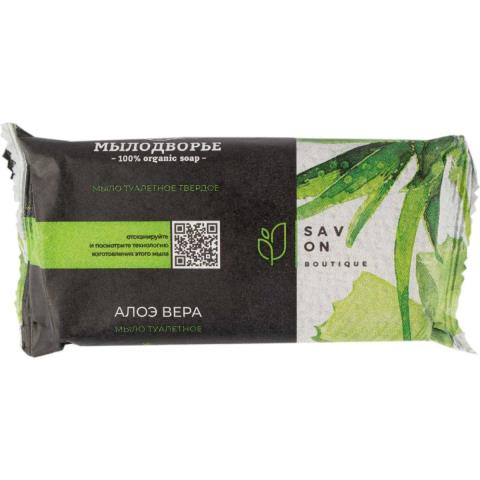 Мыло туалетное 90 гр. Мылодворье Алоэ вера МКТУ4022