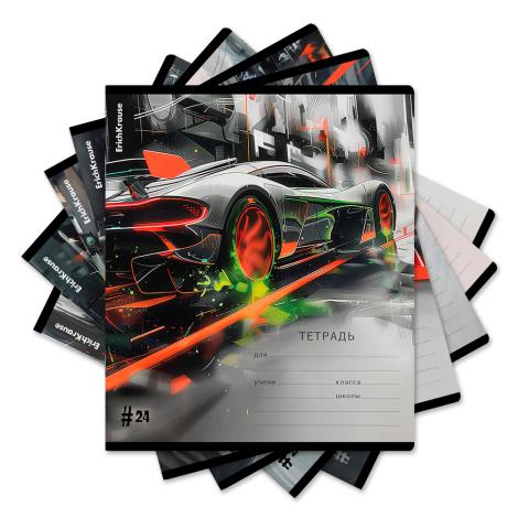 Тетрадь 24 л. (клетка) ErichKrause Adrenaline Speed 60633 Тетрадь 24 л. (клетка) ErichKrause Adrenaline Speed 60633