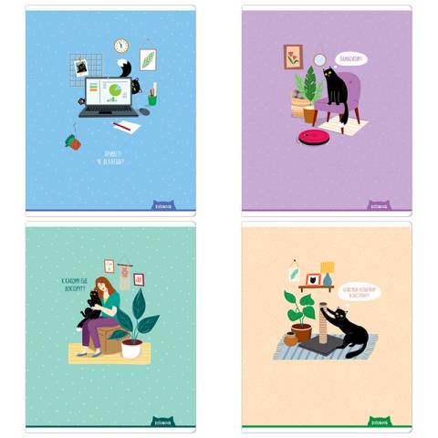 Тетрадь 48 л. (линия) ArtSpace Рисунки Funny cat 42966 Тетрадь 48 л. (линия) ArtSpace Рисунки Funny cat 42966