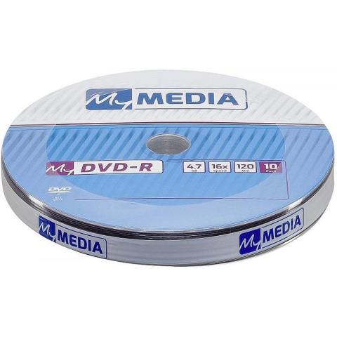 Диск DVD-R MyMedia 16x Shrink 10 шт 69205 Диск DVD-R MyMedia 16x Shrink 10 шт 69205