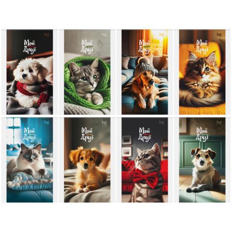 Блокнот А6 48л. BG Микс Животные Б6ск48 62646