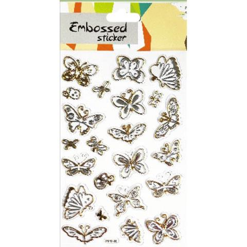 Набор наклеек deVENTE 8002115 Gold-silver butterflies