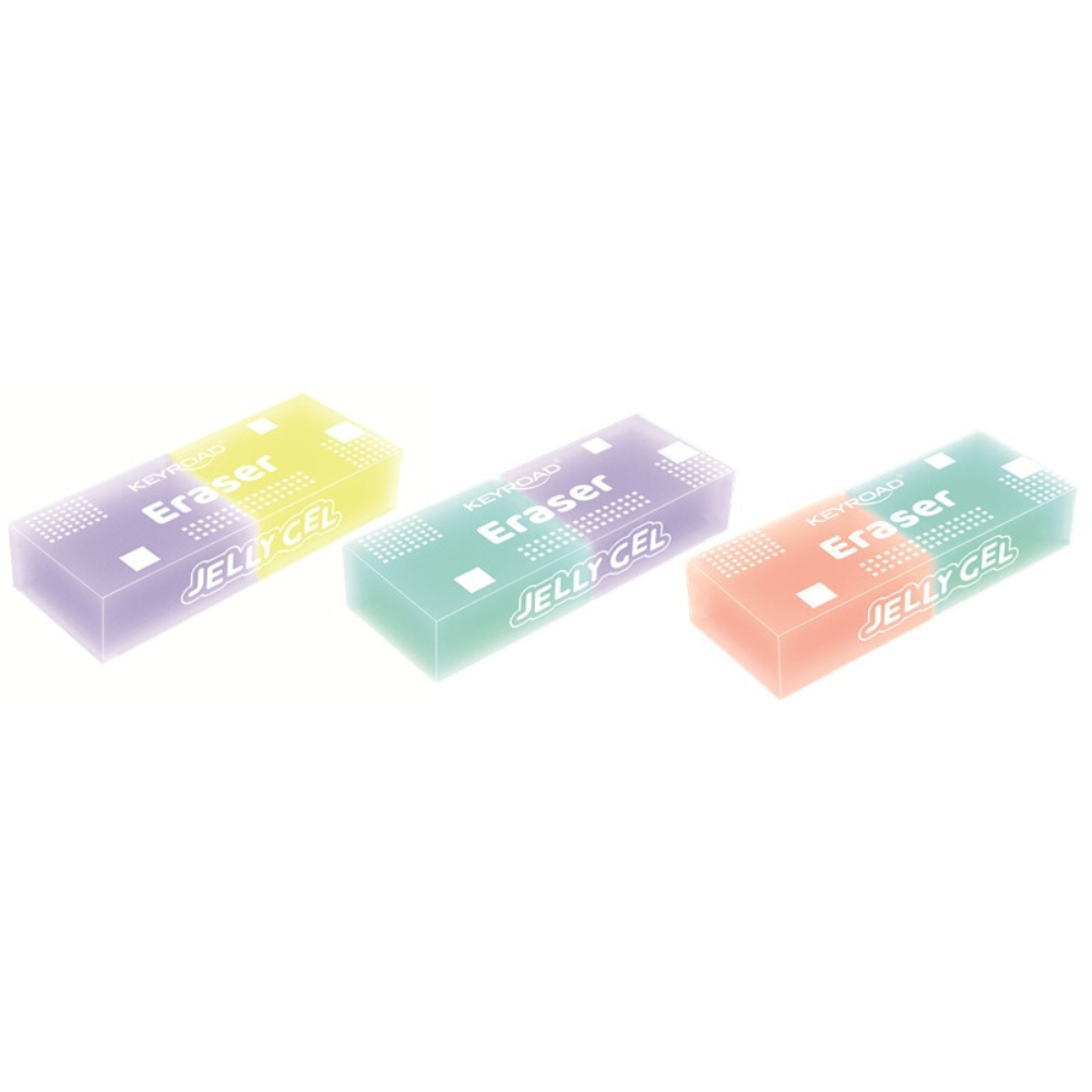Ластик KEYROAD Jelly двухцветный ассорти KR973111