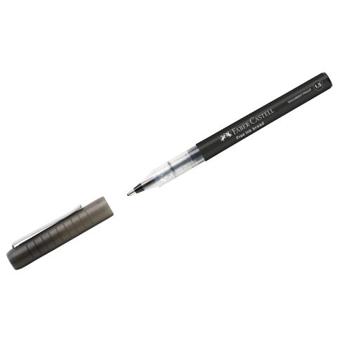 Ручка роллер Faber-Castell Free Ink 1,5 мм черная однораз. 348399