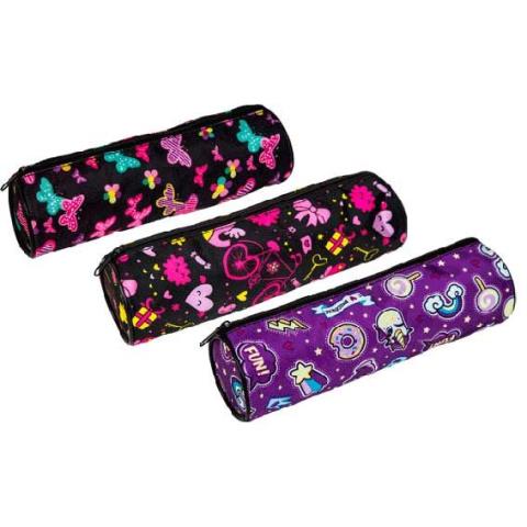 Пенал Attomex 7025400 Candy shop круглый на молнии Пенал Attomex 7025400 Candy shop круглый на молнии
