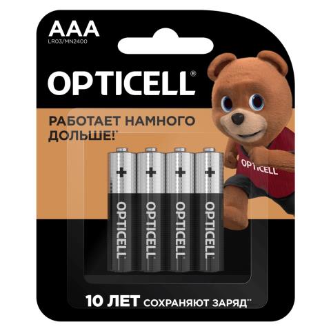 Батарейка LR03 (ААА) Opticell 4 шт. Батарейка LR03 (ААА) Opticell 4 шт.