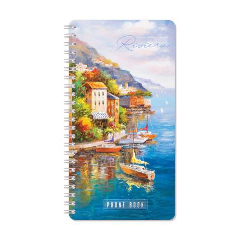 Телефонная книга А5 80 л. (спираль) Живопись.Riviera Тк80г_48565