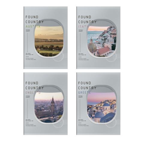 Тетрадь-словарь А5 16 л. БиДжи Для записи иностр. слов New country ТС5ск16 12592