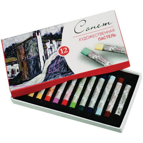 Пастель сухая худож. 12 цв. Сонет 7141223