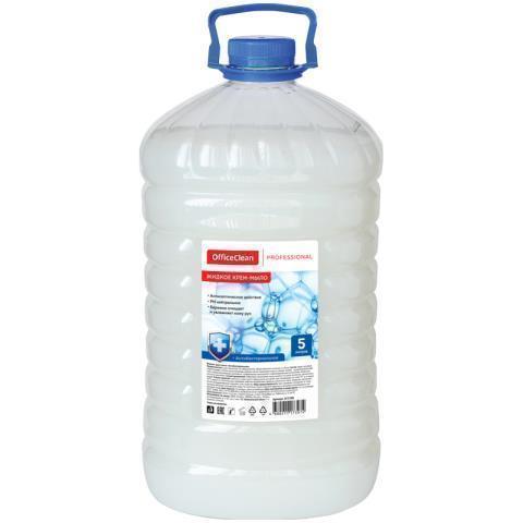 Мыло жидкое OfficeClean Антибактериальное 5 л. ПЭТ 257290/П Мыло жидкое OfficeClean Антибактериальное 5 л. ПЭТ 257290/П