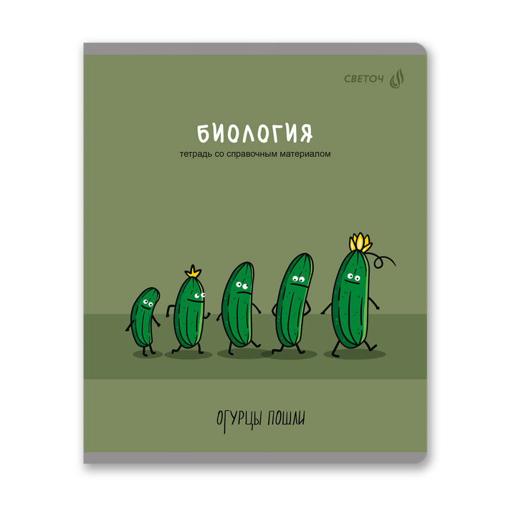 Тетрадь 48 л. (клетка) SVETOCH Большая перемена Биология 01813