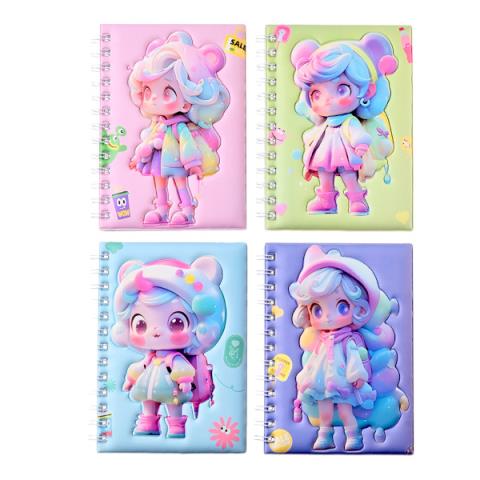 Блокнот B6 80 л. (спираль) Девочки М-3136