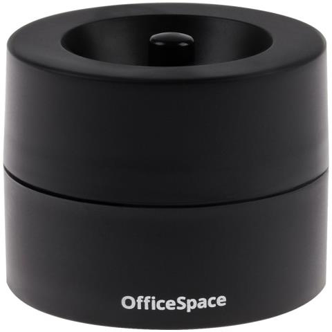 Скрепочница магнитная OfficeSpace черная 331462 Скрепочница магнитная OfficeSpace черная 331462