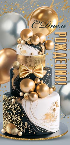 2-16-3097 С днем рождения! конверт