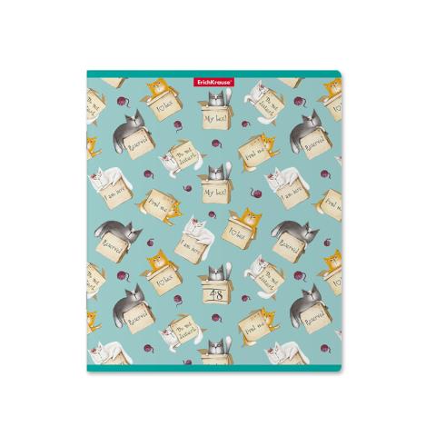 Тетрадь 48 л. (линия) ПОЛИГРАФИКА Cat & Box 49610 Тетрадь 48 л. (линия) ПОЛИГРАФИКА Cat & Box 49610