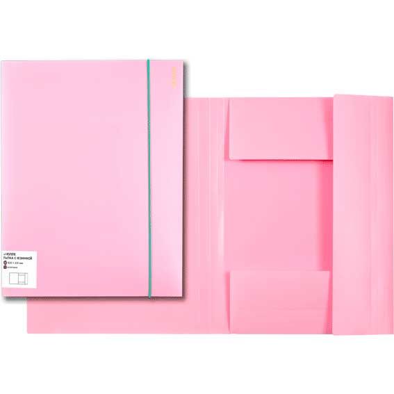 Папка на резинках deVENTE 3070802 Pastel розовая