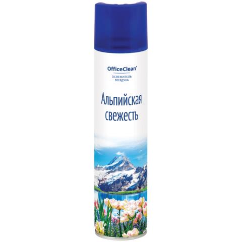 Осв. воздуха 300 мл. OfficeClean Альпийская свежесть 297822 Осв. воздуха 300 мл. OfficeClean Альпийская свежесть 297822