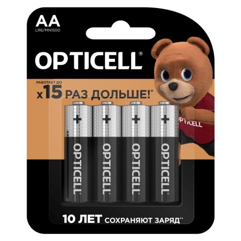 Батарейка LR06 (АА) Opticell 4 шт Батарейка LR06 (АА) Opticell 4 шт