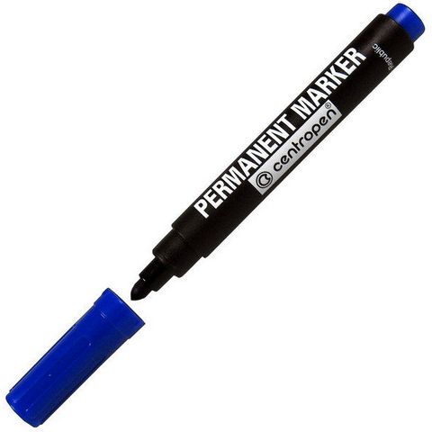 Маркер Centropen 8566 синий толс. Маркер Centropen 8566 синий толс.