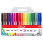 Фломастер 24 цв. Пифагор ПВХ упаковка 151092