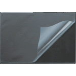 Настольное покрытие deVente 4101801 380х590 черное ПВХ  с откидным прозрачным клапаном