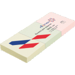 Стикеры 38х51 мм 100 л. Attomex пастель ассорти 2010706