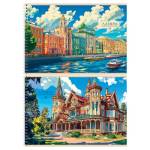 Альбом д\рис. 24 л. (спираль) БиДжи Русская архитектура мел.карт. АР4гр24 08628