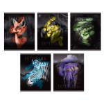 Тетрадь 48 л. (клетка) К-Э В мире диких зверей ТКФ2Л488733