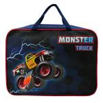 Папка д/тетрадей Centrum Монстр трак blue с ручками 70104