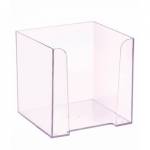 Подставка д/блока 90*90*90 мм прозрач. ПЛ41