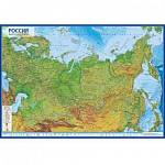 Карта России Физическая 1:7,5 млн. лам. КН053 116х80 интерактивная