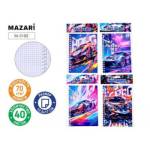 Блокнот СПОРТКАРЫ 12,5*17 см  М-3192  4 дизайна