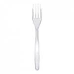 Вилки одноразовые 18 см набор 48 шт. прозрачные 306571