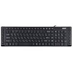 Клавиатура Acer OKW010 черный USB slim Multimedia (ZL.KBDEE.002) каб.:1.45м