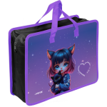 Папка д/тетрадей А4 deVENTE Friends Forever с расшир. с ручками 8057610