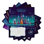 Тетрадь 18 л. (линия) ErichKrause Digital World 60555  /10 MIX