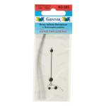 Иглы гибкие бисерные с большим ушком сталь d-0.23мм 10шт NC-303