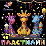Пластилин 48 цв. Луч Фантазия 636 гр. 35С 2323-08