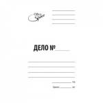 Скоросшиватель "Дело", 380 гр. 346 белый пробит. мелов  158528