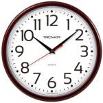 Часы настенные Troyka круглые бордо рамка 91931912