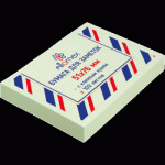 Стикеры 51х76 мм 100л. Attomex 2010708 зеленая